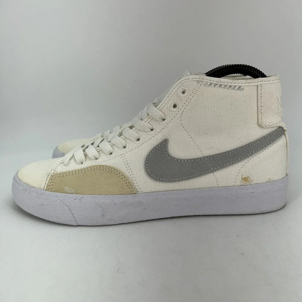 Nike Shoes Mens Size 6.5 SB Zoom Blazer Canvas Mid Top Skate Sneakers Summit